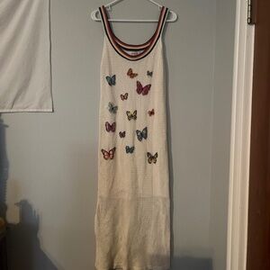Derhy Brand Butterfly Sun Dress/Cover Up